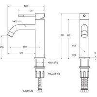 Смеситель Cezares RELAX-LS1-01-W0 - Превью изображения №2 — Интернет-магазин ПроЗаказ
