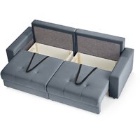 Диван Mio Tesoro Манчестер 292 1.5ек-1.5ек (968 серый) - Превью изображения №8 — Интернет-магазин ПроЗаказ