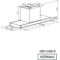 Кухонная вытяжка Kernau KBH 0386 B - Превью изображения №3 — Интернет-магазин ПроЗаказ