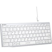 Клавиатура A4Tech Fstyler FBX51C (серебристый/белый) - Превью изображения №4 — Интернет-магазин ПроЗаказ