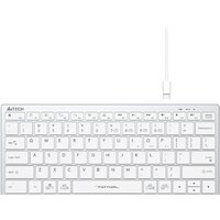 Клавиатура A4Tech Fstyler FBX51C (серебристый/белый) - Превью изображения №2 — Интернет-магазин ПроЗаказ