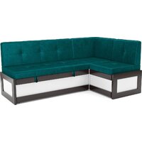 Мебель-АРС Нотис 191х82х116 см M11-27-2 (бархат сине-зеленый Star Velvet 43 Black Green)