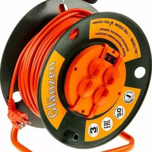 Удлинитель Glanzen EB-50-008 (50 м, оранжевый)