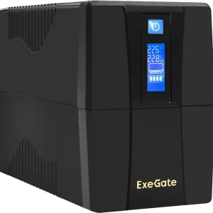 Источник бесперебойного питания ExeGate Power Smart ULB-1000.LCD.AVR.2SH.RJ.USB EX292792RUS