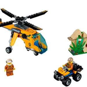 Конструктор Lego City 60158 Грузовой вертолёт исследователей джунглей