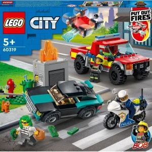 Конструктор LEGO City 60319 Пожарная бригада и полицейская погоня