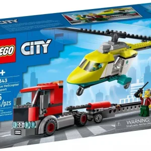 Конструктор LEGO City 60343 Грузовик для спасательного вертолета