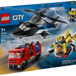 Конструктор Lego City 60462 Ремикс вертолета, пожарной машины и подводной лодки