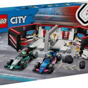Конструктор Lego City Гараж F1 Mercedes-AMG и Alpine 60444