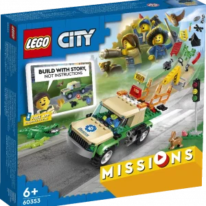 Конструктор Lego City Миссии по спасению диких животных 60353