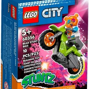 Конструктор Lego City Трюковый мотоцикл медведя / 60356