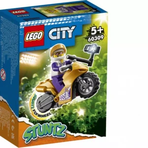 Конструктор Lego City Трюковый мотоцикл с экшн-камерой / 60309